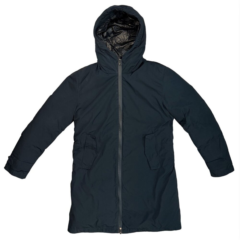 MONTEDORO Mens Inotex Slowear Black 3 in 1 Down Coat Jacket $1788 EUC Sz 48